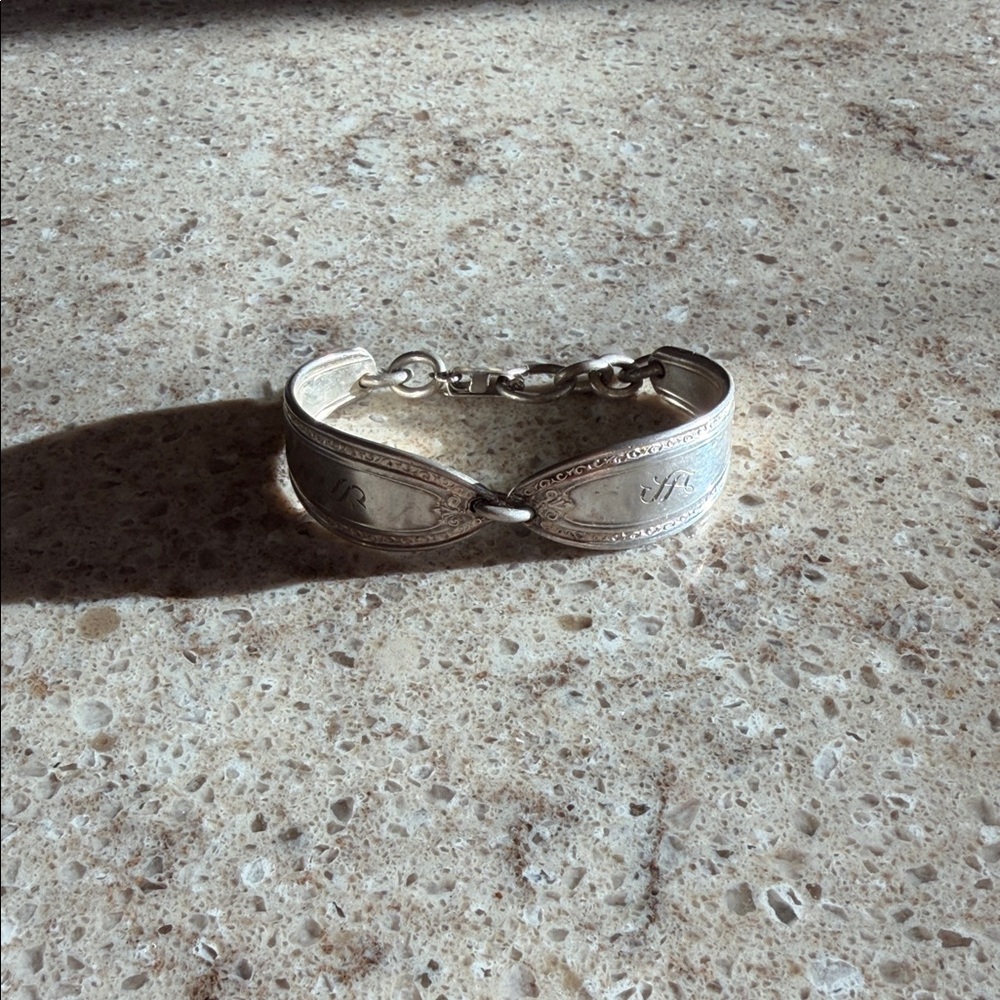 Silver Spoon Bracelet - Classic Silver Chain Link